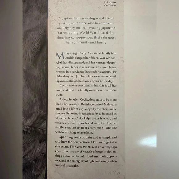 Hardback book— The Storm We Made by Vanessa Chan. WWII fiction - Picture 2 of 3